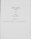 Edgerton Lab Notebook CC, Title-page
