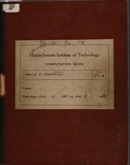 Edgerton Lab Notebook T-4, Front Cover